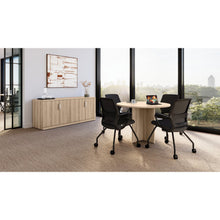 OfficeSource | Orion | Mesh Back Guest Chair with Black Frame