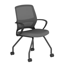 OfficeSource | Orion | Mesh Back Guest Chair with Black Frame