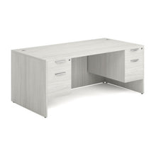 OfficeSource | OS Laminate | Double 3/4 Pedestal Desk - 71'' x 36''