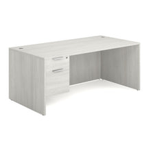 OfficeSource | OS Laminate | Single 3/4 Pedestal Desk - 71'' x 36''