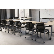 OfficeSource | Oslo | Mesh Back Stacking Guest Chair