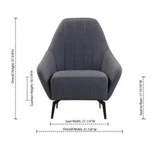 OfficeSource | Jaxon | High Back Upholstered Lounge Chair