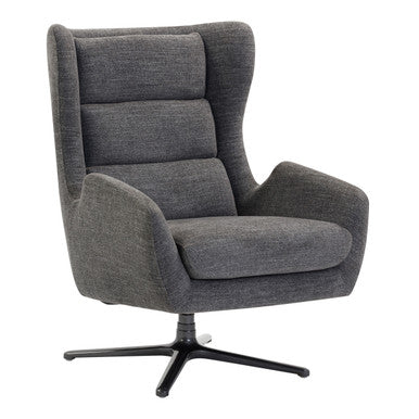 OfficeSource | Lincoln | High Back Upholstered Swivel Lounge Chair