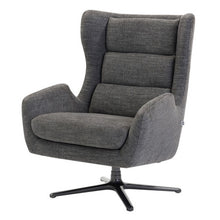 OfficeSource | Lincoln | High Back Upholstered Swivel Lounge Chair