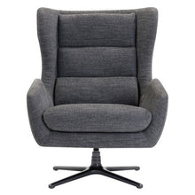 OfficeSource | Lincoln | High Back Upholstered Swivel Lounge Chair