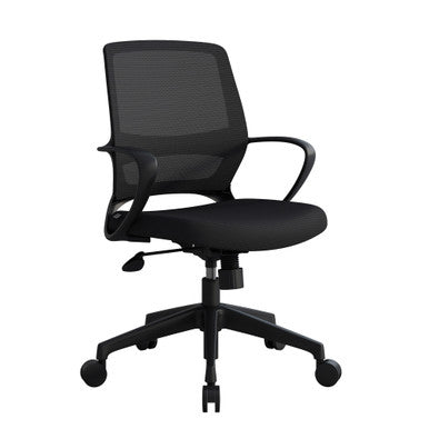 OfficeSource | Orion | Mesh Back Conference Chair with Black Frame