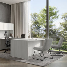 OfficeSource | Sutton | Upholstered Lounge Chair with Sled Base