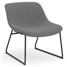 OfficeSource | Willow | Low Back Lounge Chair with Black Sled Base