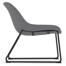 OfficeSource | Willow | Low Back Lounge Chair with Black Sled Base