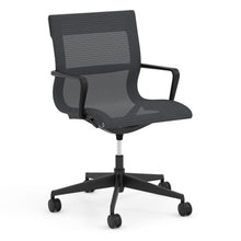 OfficeSource | Franklin Collection | Mesh Swivel Chair with Black Frame