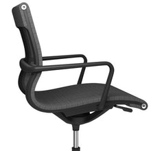 OfficeSource | Franklin Collection | Mesh Swivel Chair with Black Frame