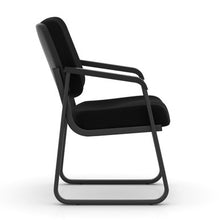 OfficeSource | Value Collection | Sled Base Guest Chair with Black Frame