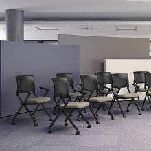 OfficeSource | Julep | Nesting Chair with Arms and Casters