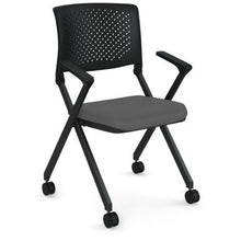 OfficeSource | Julep | Nesting Chair with Arms and Casters