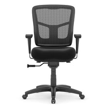 OfficeSource | CoolMesh Basic | Task Chair with Fabric Seat and Black Frame