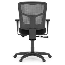 OfficeSource | CoolMesh Basic | Task Chair with Fabric Seat and Black Frame