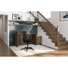 OfficeSource | CoolMesh Basic | Task Chair with Fabric Seat and Black Frame