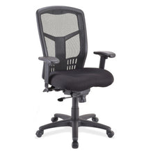 OfficeSource CoolMesh Synchro, High Back Mesh Chair with Seat Slider and Black Frame