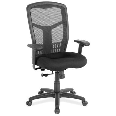 OfficeSource | CoolMesh | Swivel Tilt, High Back Chair with Black Frame