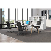 OfficeSource | CoolMesh | Swivel Tilt, High Back Chair with Black Frame