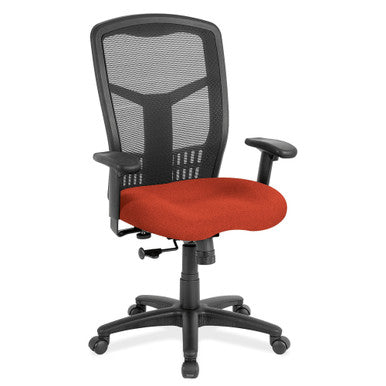 OfficeSource | CoolMesh | Swivel Tilt, High Back Chair with Black Frame
