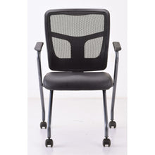 OfficeSource CoolMesh Collection Nesting Chair with Titanium Gray Frame
