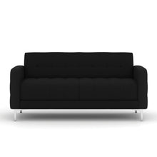 OfficeSource | Draper | Sofa with Silver Metal Legs
