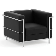 OfficeSource | Madison | Club Chair with Chrome Frame