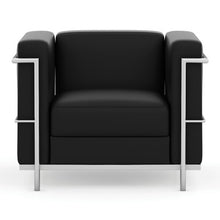 OfficeSource | Madison | Club Chair with Chrome Frame
