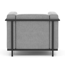 OfficeSource | Framed | Club Chair with Matte Black Metal Frame