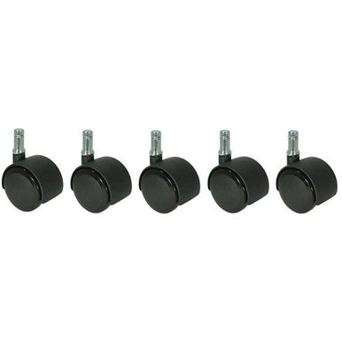 OfficeSource | CoolMesh Pro Collection | Soft Dual Wheel Casters - Set of 5