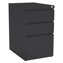 OfficeSource Metal Pedestals 3 Drawer Metal File and Dual Box Pedestal - 22''D 28''H