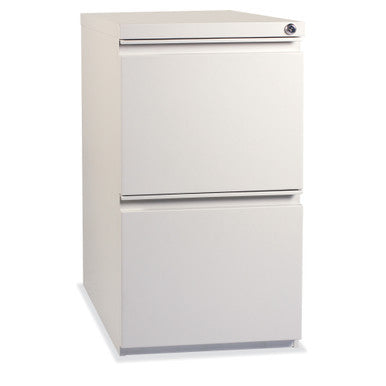 OfficeSource Metal Pedestals 2 Drawer Metal Dual File Pedestal - 22''D 28''H