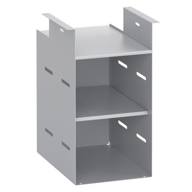 OfficeSource | Metal Open Hanging Storage | Open Hanging Storage with Shelf