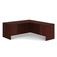 OfficeSource OS Laminate Collection Double 3/4 Pedestal ''L'' Desk - 71'' x 30''