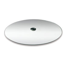 OfficeSource | OS Reception Tables | 24'' Round Clear Glass Top - Requires Base