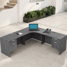 OfficeSource OS Laminate Collection 2 Drawer Hanging Pedestal - Box/File