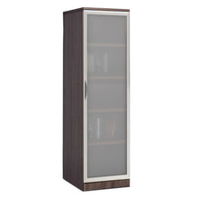 OfficeSource Storage & Wardrobe Cabinets Tempered Glass Silver Frame Cabinet Door For OS150, OS151