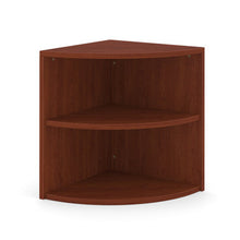 OfficeSource | OS Laminate | Corner Bookcase - 24''W x 24''D