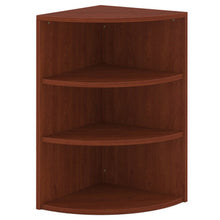 OfficeSource | OS Laminate | Corner Bookcase