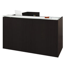 OfficeSource OS Laminate Collection Glass Transaction Top