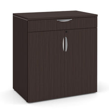 OfficeSource  OS Laminate Buffet Credenza with Top Drawer and Doors