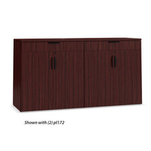 OfficeSource  OS Laminate Buffet Credenza with Top Drawer and Doors