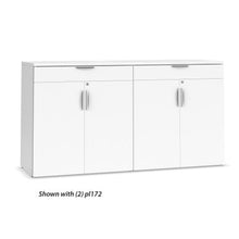 OfficeSource  OS Laminate Buffet Credenza with Top Drawer and Doors