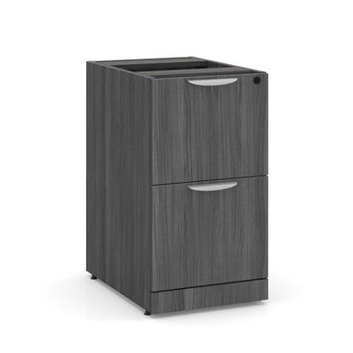 OfficeSource | OS Laminate | 2 Drawer Deluxe Full Pedestal - File/File