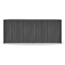 OfficeSource | OS Laminate | Bow Front Desk Shell with Left Corner Extension