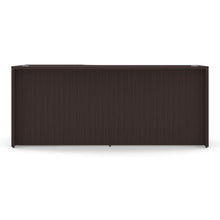 OfficeSource | OS Laminate | Bow Front Desk Shell with Left Corner Extension