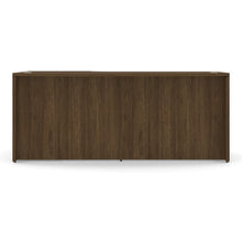 OfficeSource | OS Laminate | Bow Front Desk Shell with Left Corner Extension