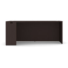 OfficeSource | OS Laminate | Left Desk Shell with Corner Extension