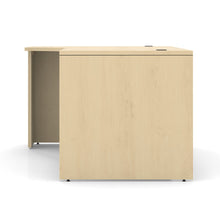 OfficeSource | OS Laminate | Left Desk Shell with Corner Extension